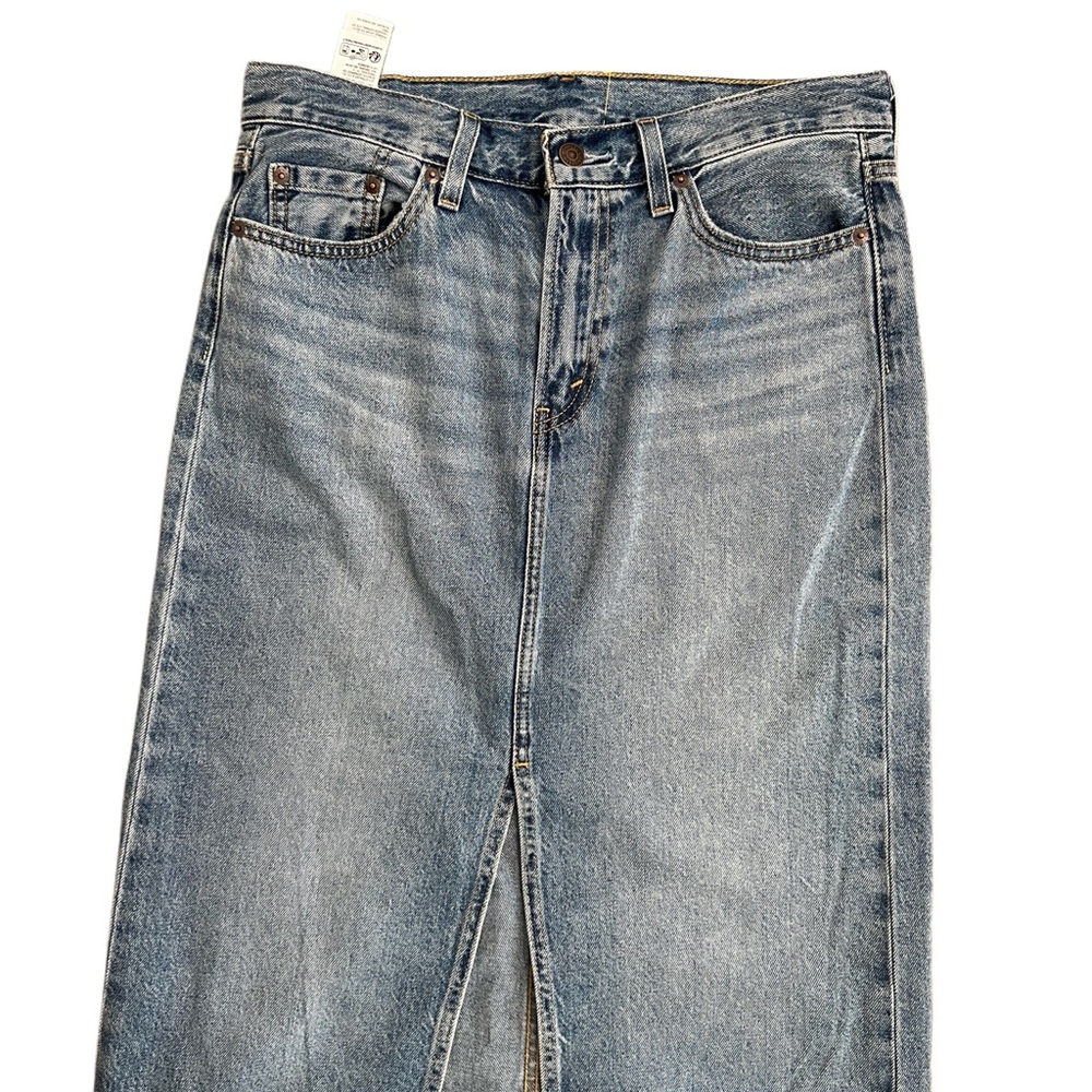 Extremely Rare Vintage Levi’s Big E Denim Maxi Skirt